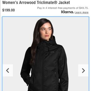 XXL Womens Arrowood Triclimate jacket, BNWT